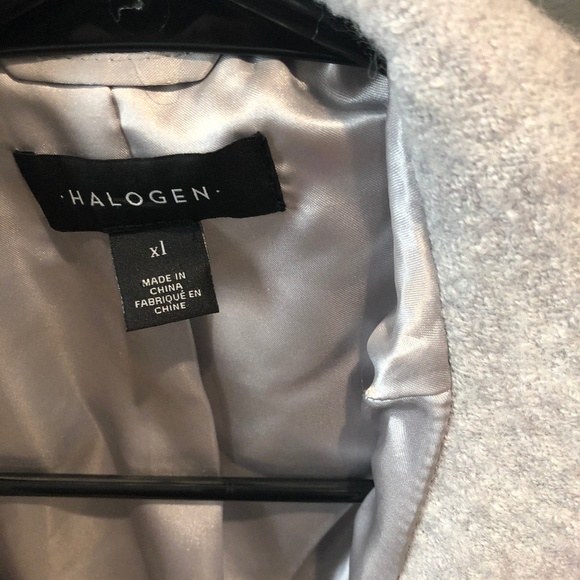 Halogen Grey Lined Coat - Picture 2 of 5